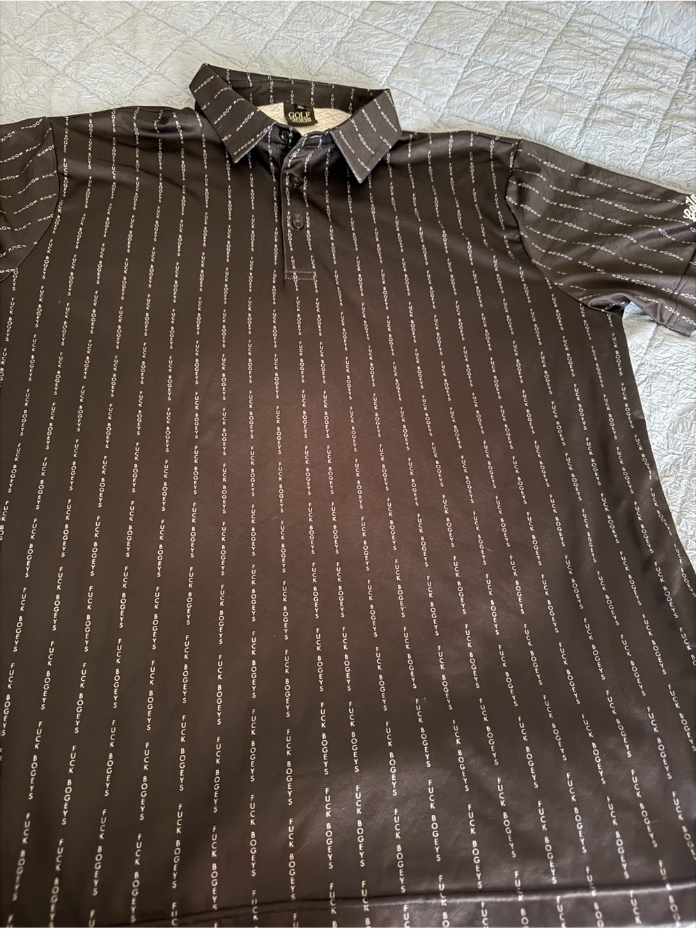 Golf Gods F Bogeys Polo.  Men’s XL
